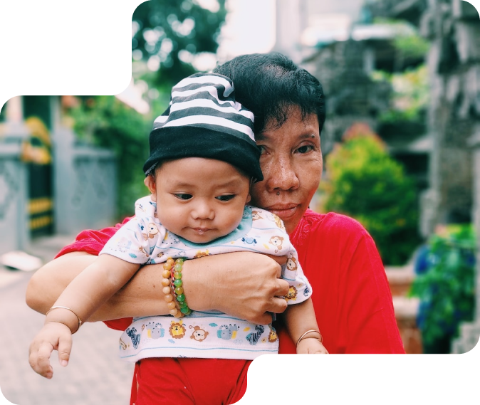 Asian family