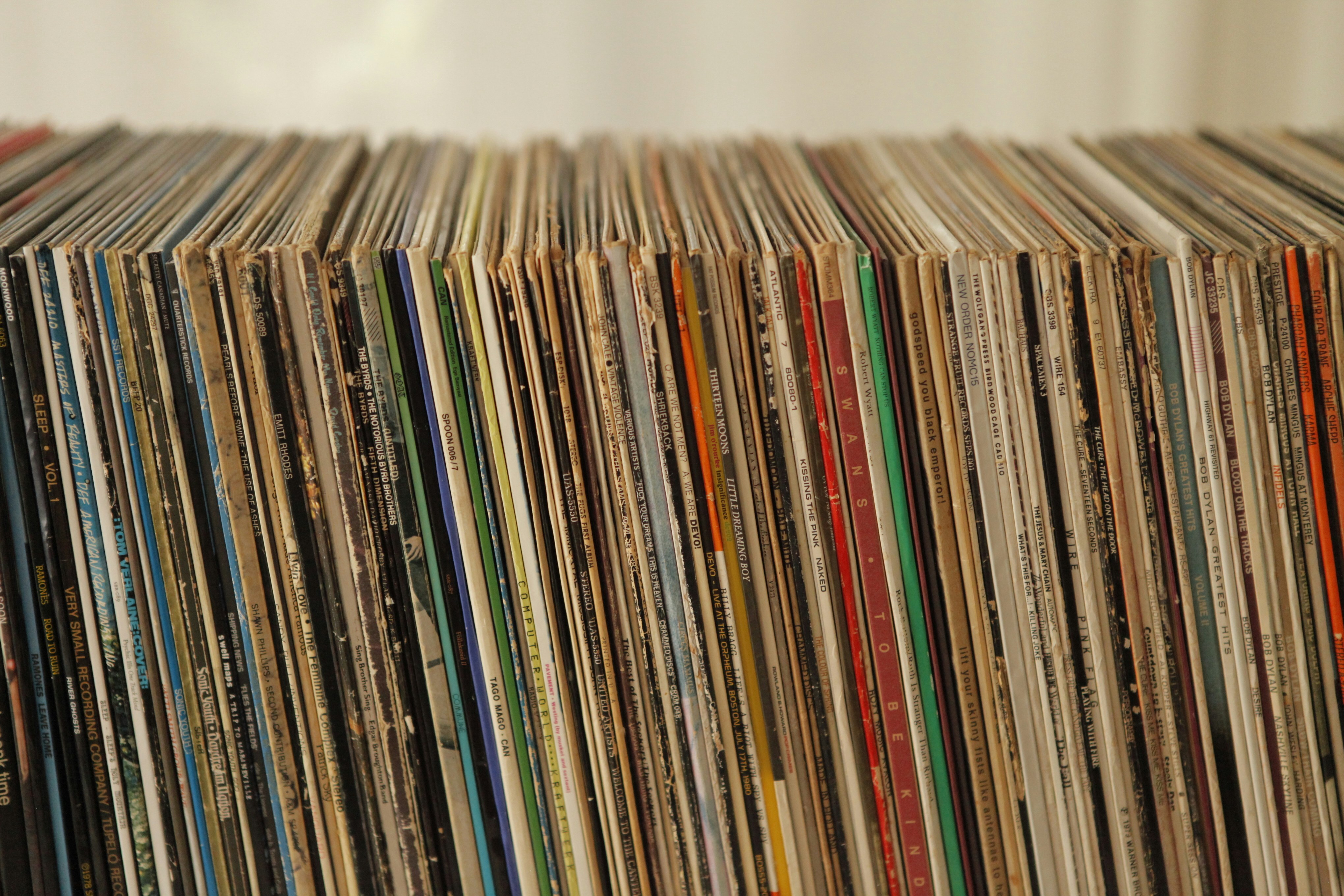 A collection of Vinyl Records