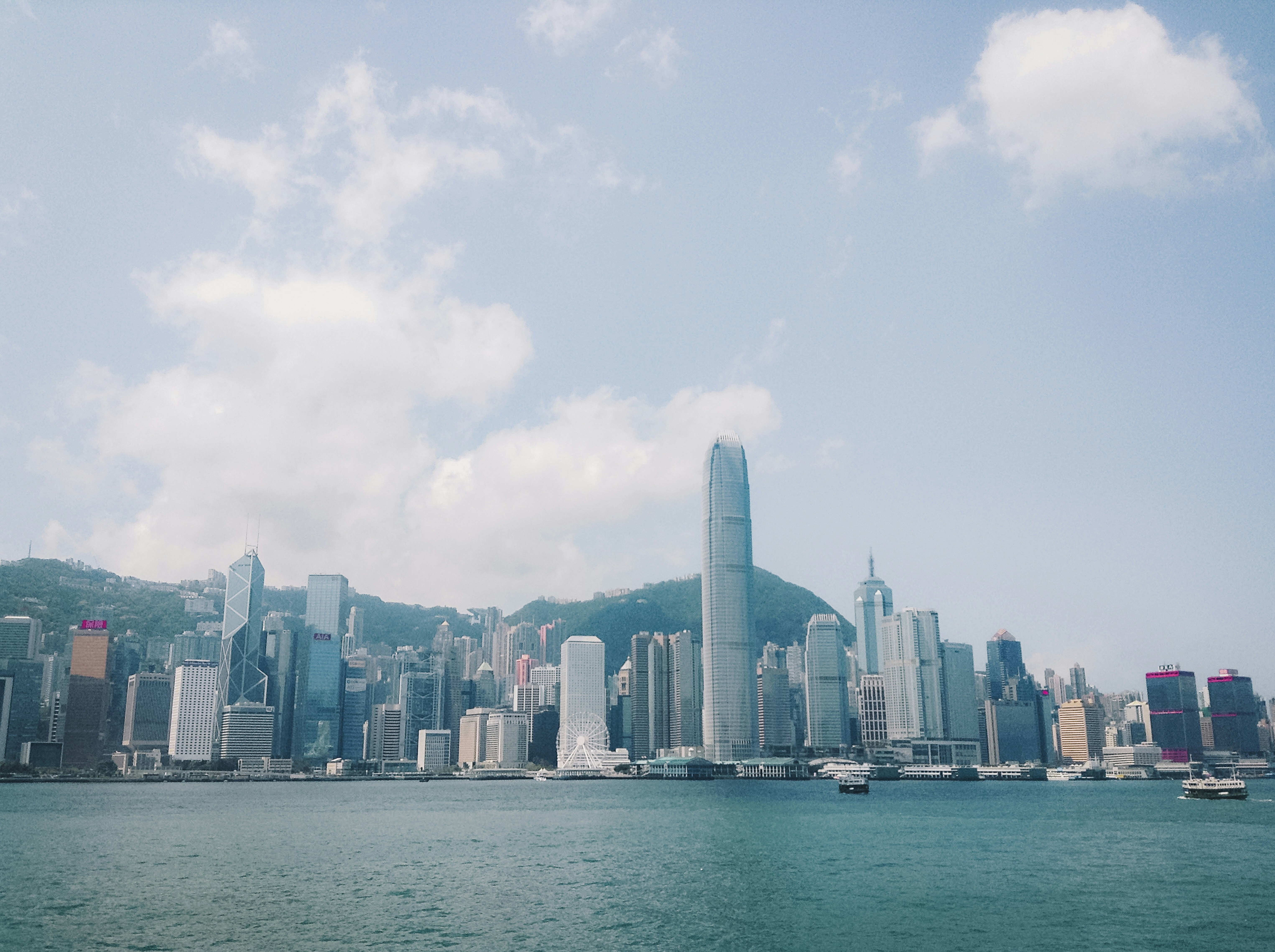 The Hong Kong Skyline from the habor